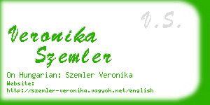 veronika szemler business card